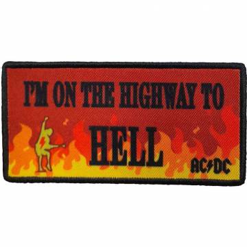 【予約商品】AC/DC Printed Patch: Highway To Hell Flames (Standard)