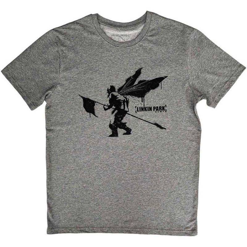 【予約商品】LINKIN PARK バンドTシャツ ユニセックス: Street Soldier (Grey)