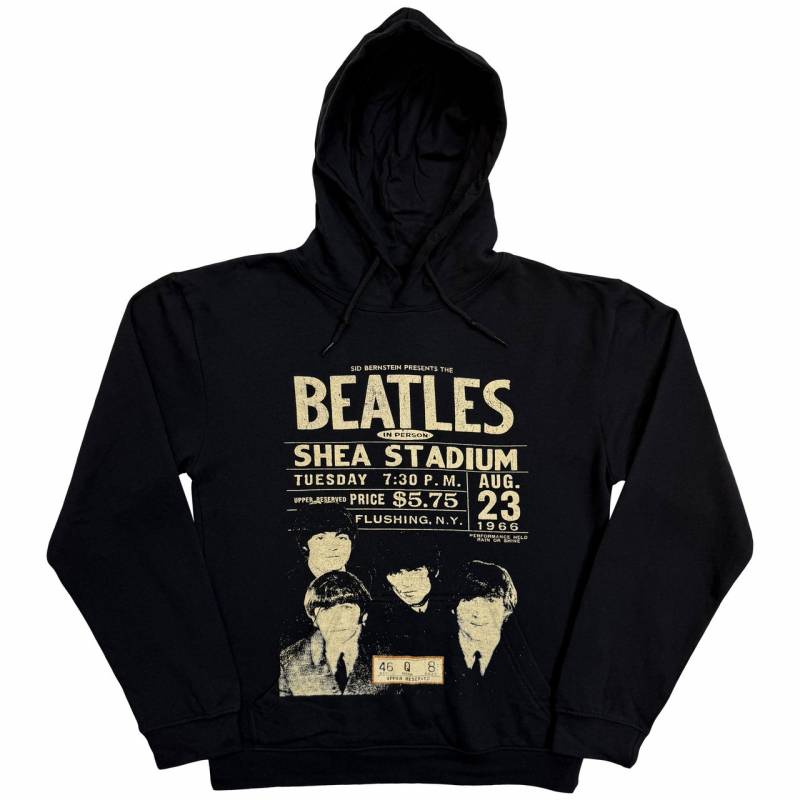 【予約商品】THE BEATLES Unisex Eco Pullover Hoodie: Shea '66 (Black)
