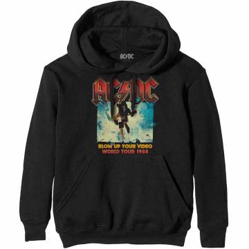 【予約商品】AC/DC Unisex Pullover Hoodie: Blow Up Your Video (Black) - BLACK
