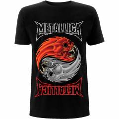 【予約商品】METALLICA バンドTシャツ ユニセックス: Yin Yang (Black) - BLACK