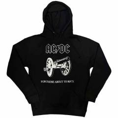 【予約商品】AC/DC Unisex Pullover Hoodie: About to Rock (Black) - BLACK