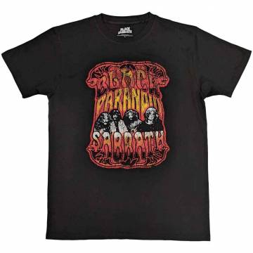 【予約商品】BLACK SABBATH バンドTシャツ ユニセックス: Paranoid Psych - BLACK