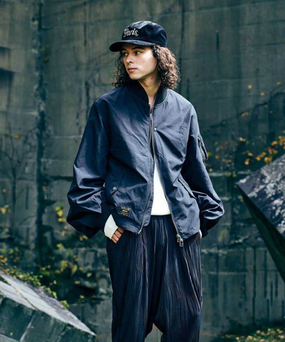 glamb(グラム)GB0125/JKT04 : STUNN MA-1 / スタンMA-1 - Black glamb(グラム)GB0125/JKT04 : STUNN MA-1 / スタンMA-1 - Black