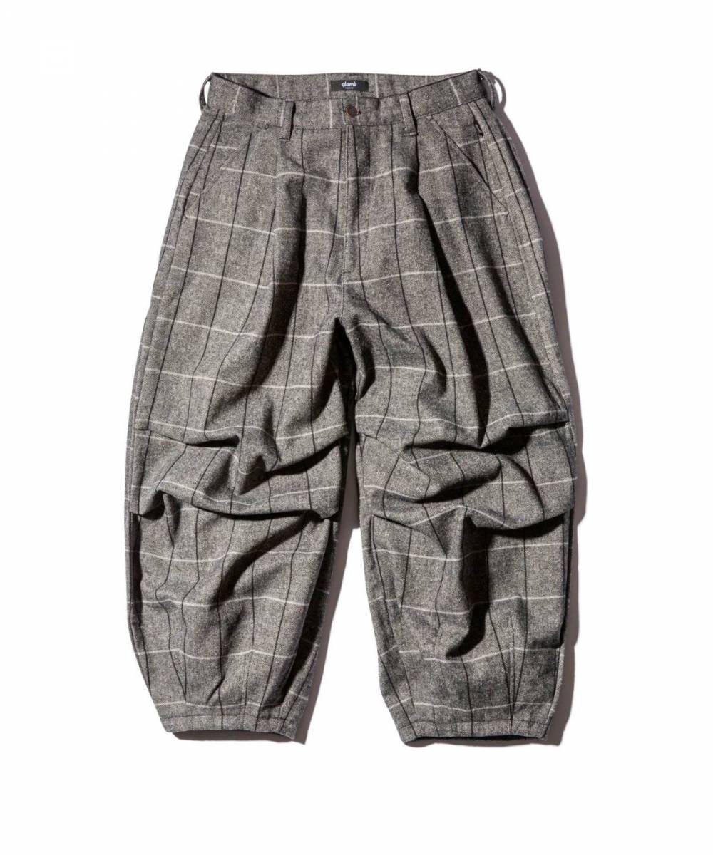 サイズが合わず出品しますGlen Check Balloon Pants：glamb（グラム）