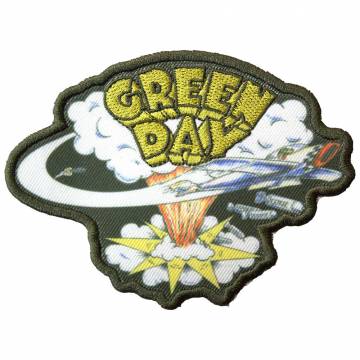 【予約商品】GREEN DAY Printed Patch: Dookie Cut-Out Green (Standard)
