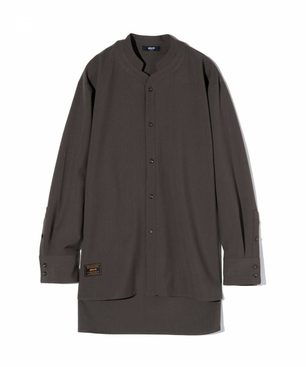 【予約商品】glamb(グラム) GB0424/SH11 : Deformed Shirt / デフォームシャツ - Khaki