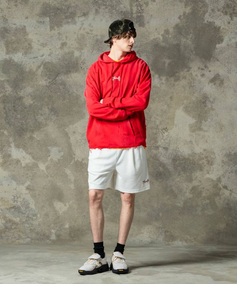 予約商品】glamb(グラム)GB0125/CS11 : Destructive Hoodie