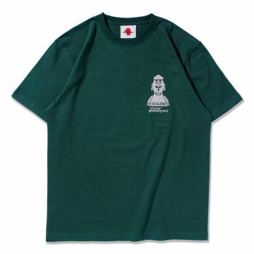 PUNK DRUNKERS[PDSxCOCALERO]八福神TEE - D.GREEN