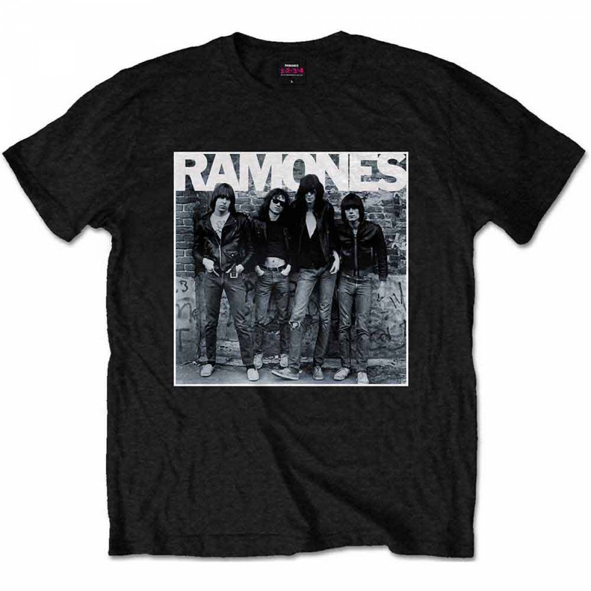 【予約商品】RAMONES バンドTシャツ ユニセックス: 1st Album (Black) - BLACK