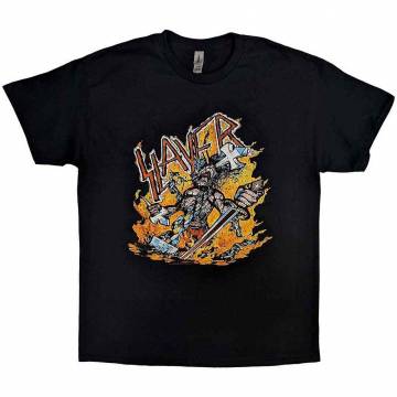 【予約商品】SLAYER ユニセックスTシャツ: Cartoon Flames