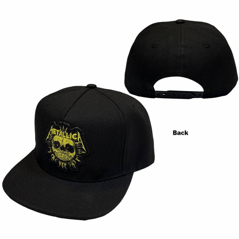 【予約商品】METALLICA Unisex Snapback Cap: Sun Mono (Black)