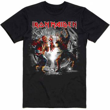 【予約商品】IRON MAIDEN バンドTシャツ ユニセックス: Trooper 2022 - BLACK