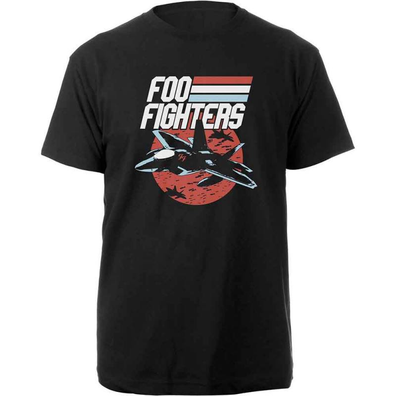 【予約商品】FOO FIGHTERS バンドTシャツ ユニセックス: Jets (Black)