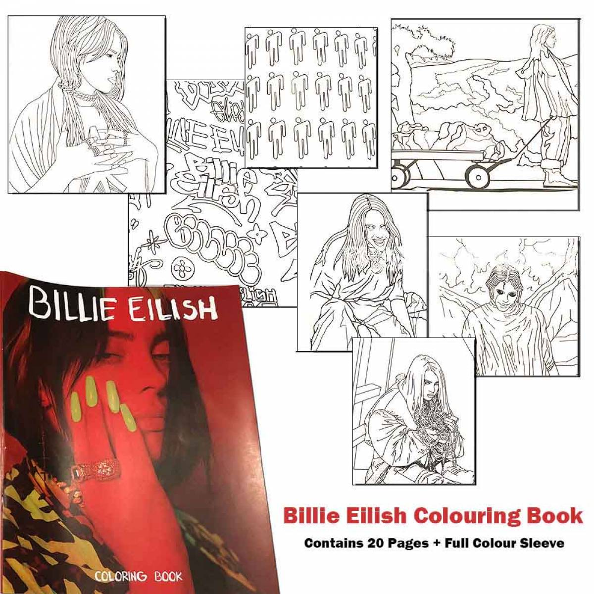 【予約商品】BILLIE EILISH Colouring Book: Billie