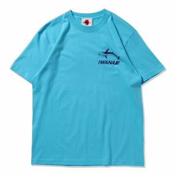 【予約商品】PUNK DRUNKERS (パンクドランカーズ) イワナTEE - LT.BLUE
