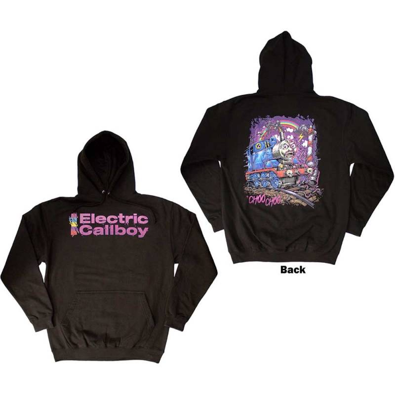 【予約商品】ELECTRIC CALLBOY Unisex Pullover Hoodie: Choo Choo (Black) (Back Print)