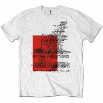 【予約商品】BILLIE EILISH バンドTシャツ ユニセックス: Please You (White) - WHITE