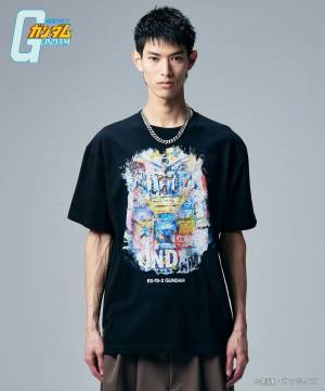 【予約商品】glamb(グラム) × STRICT-G GB0124/GD01 : RX-78-2 Gundam T-Shirts Black