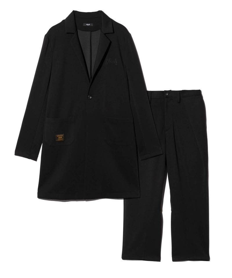 【予約商品】glamb(グラム) Chesterfield Shirt Set Up / チェスターフィールドシャツセットアップ - Black×Black