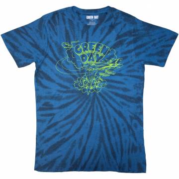 【予約商品】GREEN DAY バンドTシャツ ユニセックス: Dookie Line Art (Wash Collection) - BLUE