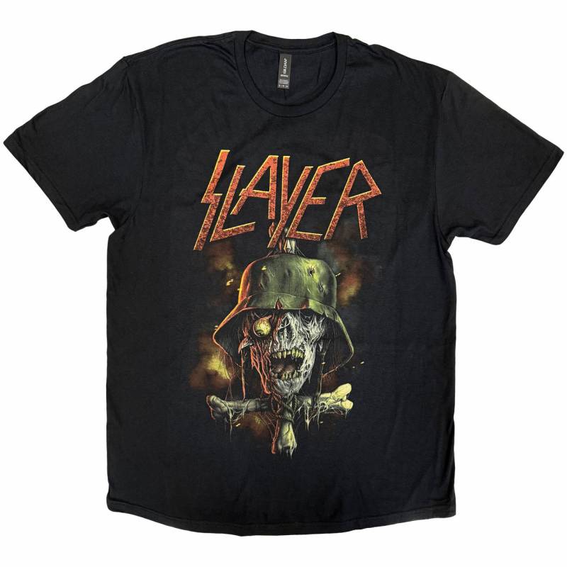 【予約商品】SLAYER バンドTシャツ ユニセックス: Soldier Cross V.2 (Black)