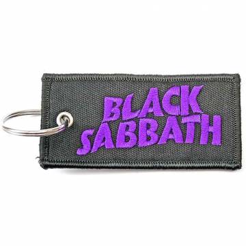 【予約商品】BLACK SABBATH Keychain: Wavy Logo (Double Sided Patch)