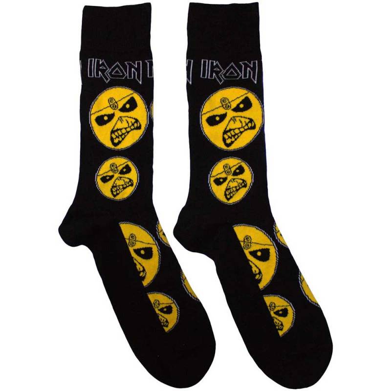 【予約商品】IRON MAIDEN Unisex Ankle Socks: Piece Of Mind (Black) (UK Size 7 - 11)