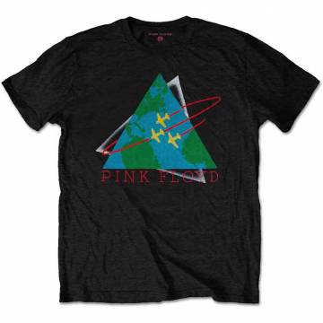【予約商品】PINK FLOYD バンドTシャツ ユニセックス: Planes (Black) - BLACK
