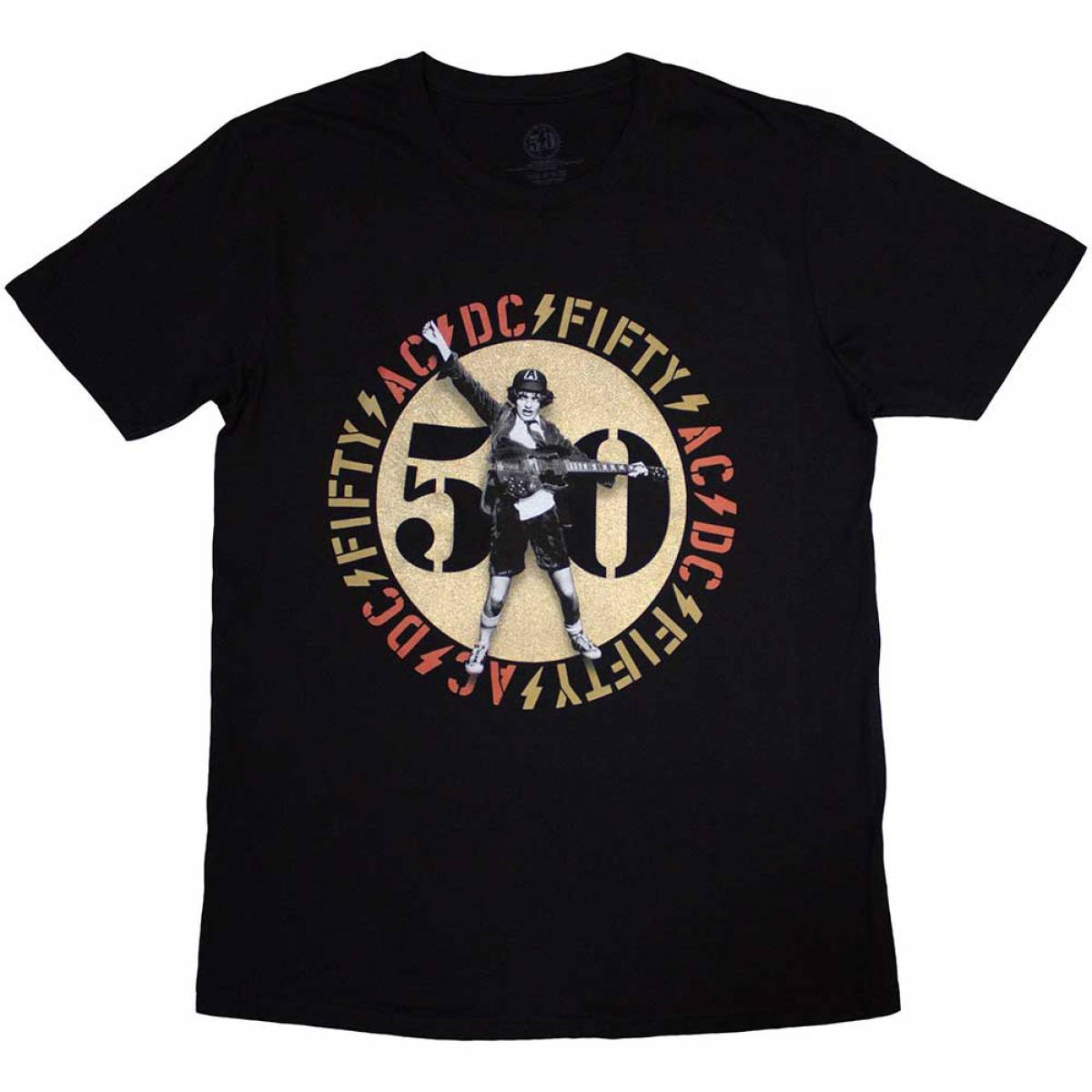 【予約商品】AC/DC ユニセックスTシャツ: Gold Emblem