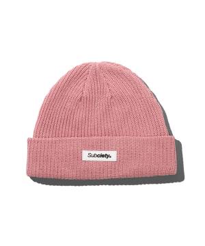 Subciety (サブサエティ) LOW WATCH CAP - PINK