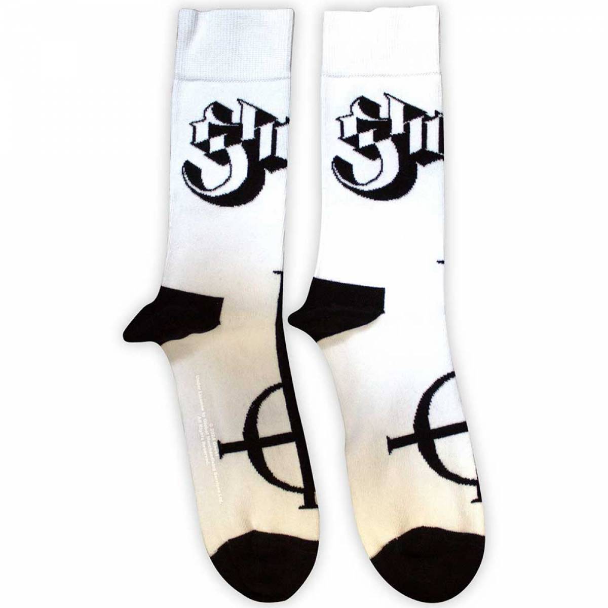 【予約商品】GHOST Unisex Ankle Socks: Symbol Mono (White) (UK Size 7 - 11) - WHITE