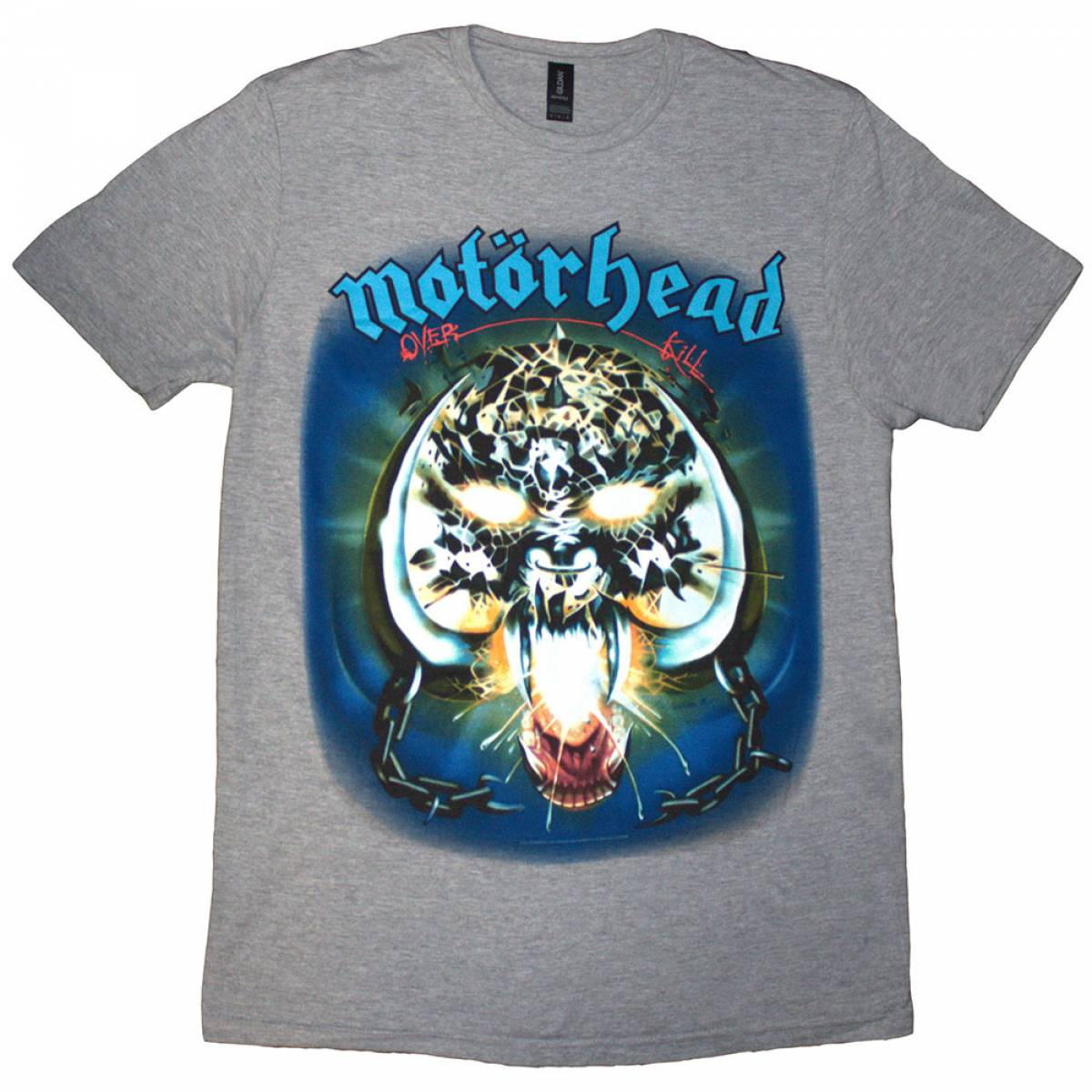 【予約商品】MOTORHEAD バンドTシャツ ユニセックス: Overkill (Grey) - GREY