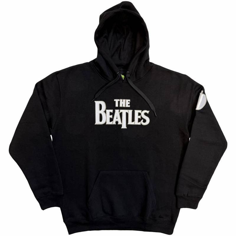 【予約商品】THE BEATLES Unisex Pullover Hoodie: Drop T Logo & Apple Applique (Black) (Embellished) (LOS)
