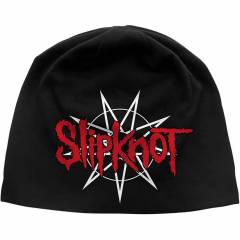 【予約商品】SLIPKNOT Unisex Beanie Hat: Nine Pointed Star (Black) - BLACK