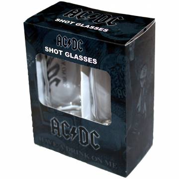 【予約商品】AC/DC Shot Glass Set: Have A Drink On Me