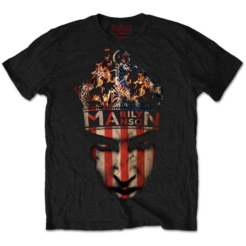【予約商品】MARILYN MANSON バンドTシャツ ユニセックス: Crown (Black)