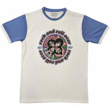 【予約商品】KISS Unisex Ringer Tシャツ: Rock and Roll Over