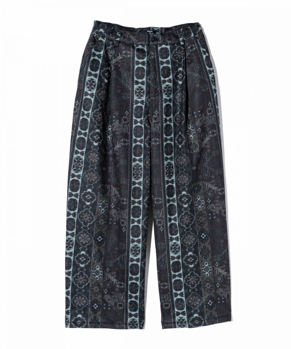 【予約商品】glamb(グラム)GB0324/P02 : Whole Pattern Baggy Pants / ホールパターンバギーパンツ - Tribal