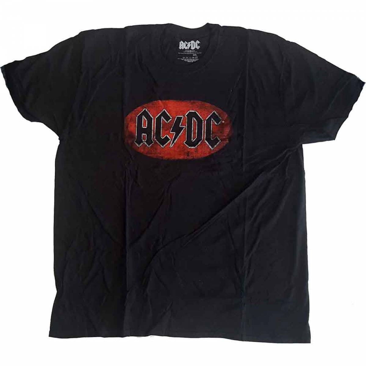 予約商品】AC/DC バンドTシャツ ユニセックス: Oval Logo