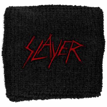 【予約商品】SLAYER Embroidered Wristband: Scratched Logo (Loose)
