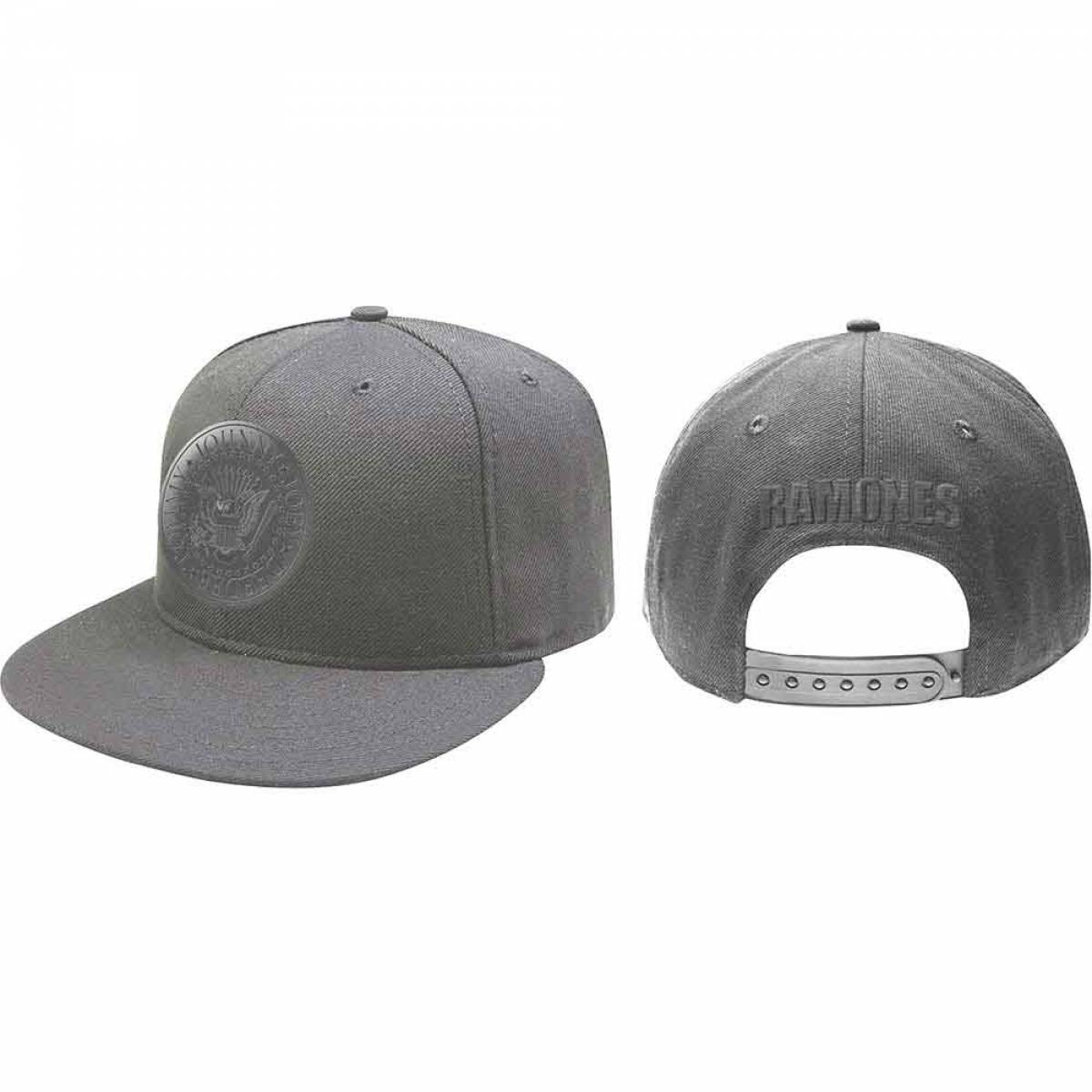 【予約商品】RAMONES Unisex Snapback Cap: Presidential Seal (Grey) - GREY