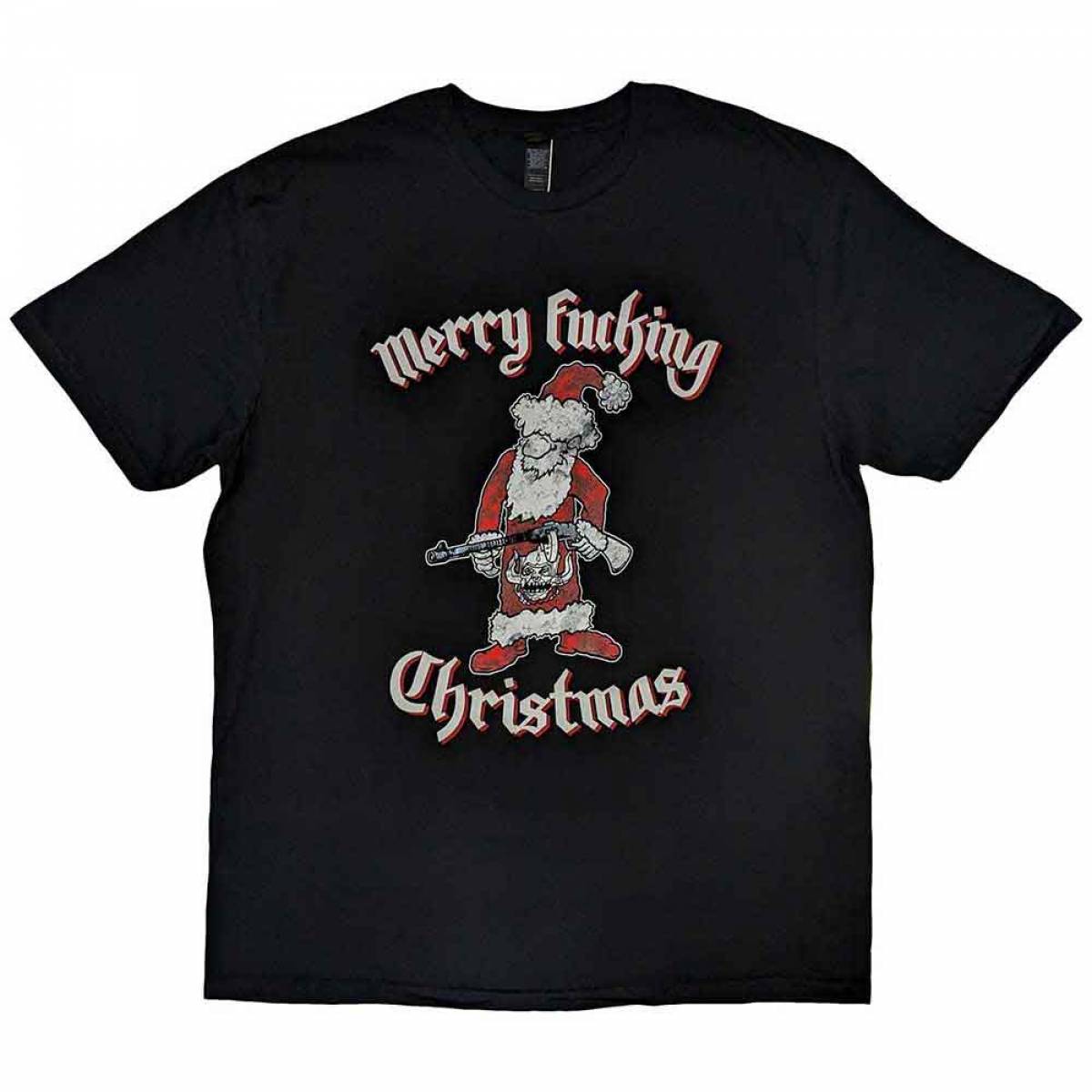 【予約商品】MOTORHEAD ユニセックスTシャツ: Merry Effing Christmas