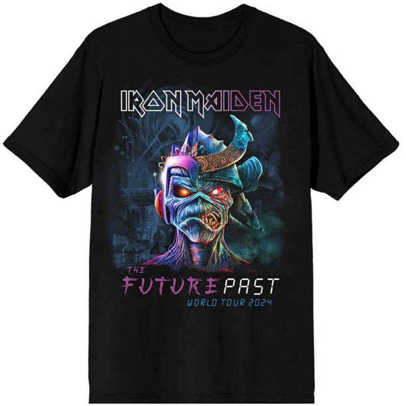 【予約商品】IRON MAIDEN バンドTシャツ ユニセックス: The Future Past World Tour '24 (Black)