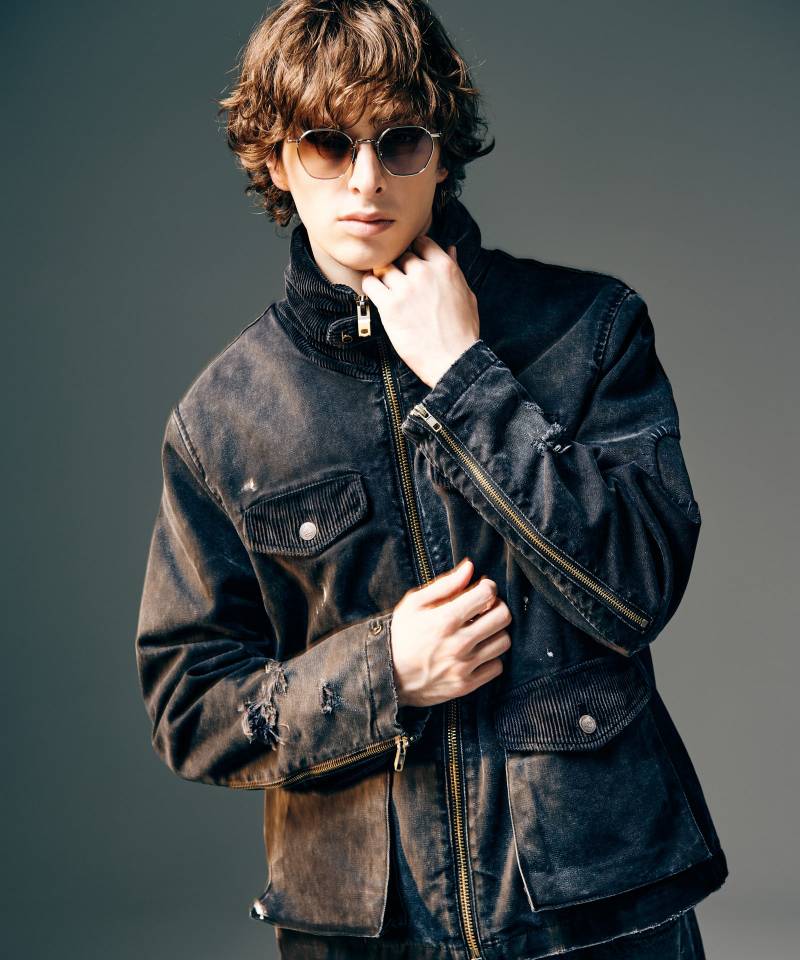 【予約商品】glamb(グラム)Snow Wash M-65 / スノーウォッシュM-65 - Black