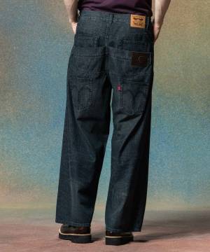 【予約商品】glamb(グラム)GB0225/P04 : Back Layered Denim / バックレイヤードデニム - Black