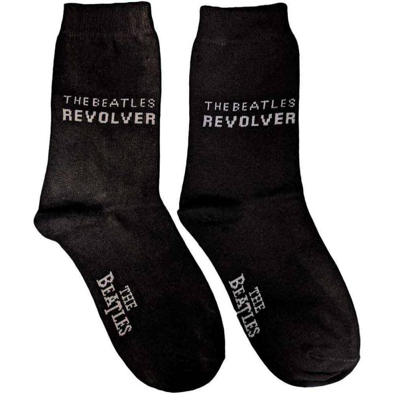 【予約商品】THE BEATLES Unisex Ankle Socks: Revolver (Black) (UK Size 7 - 11)