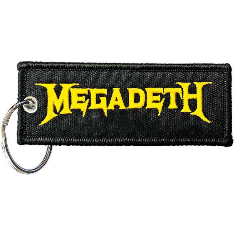 【予約商品】MEGADETH Patch Keychain: Logo (Double Sided)