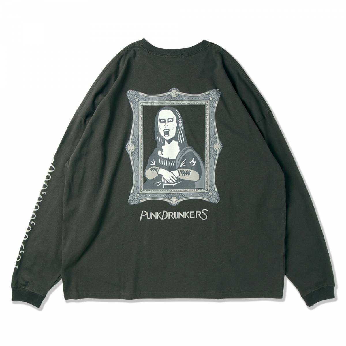 【予約商品】PUNK DRUNKERS (パンクドランカーズ) モナイツBIGロンTEE - SUMI