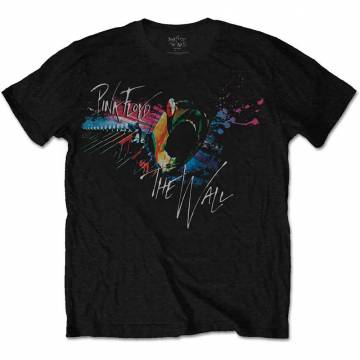 【予約商品】PINK FLOYD バンドTシャツ ユニセックス: The Wall Head Banga (Black) - BLACK